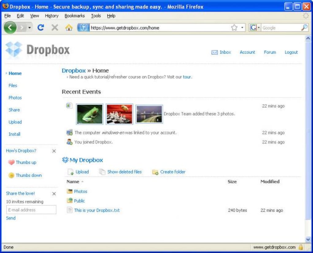 dropbox for mac os 10.5.8